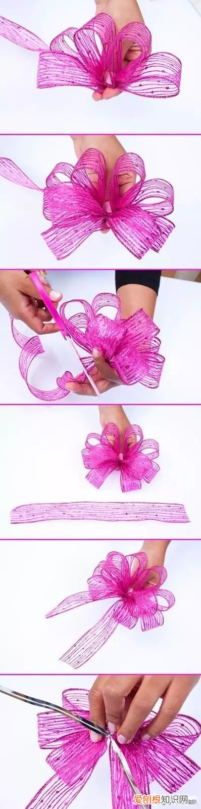 打蝴蝶结的视频慢动作