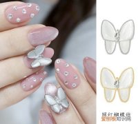 立体蝴蝶美甲怎么卸