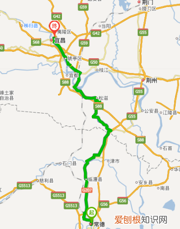 宜昌到常德多少公里