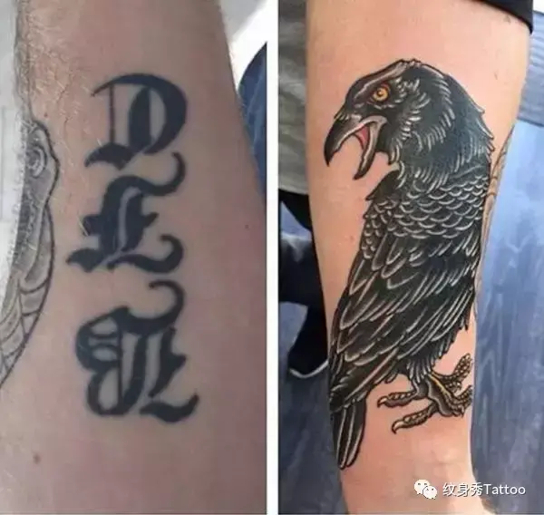 字母纹身图案设计！