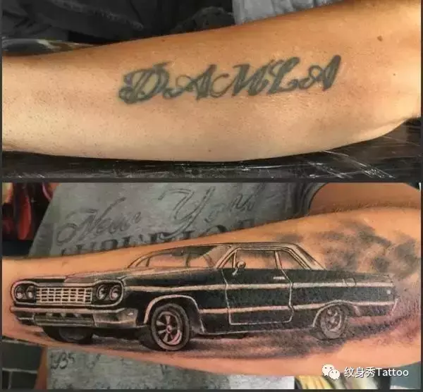 字母纹身图案设计！