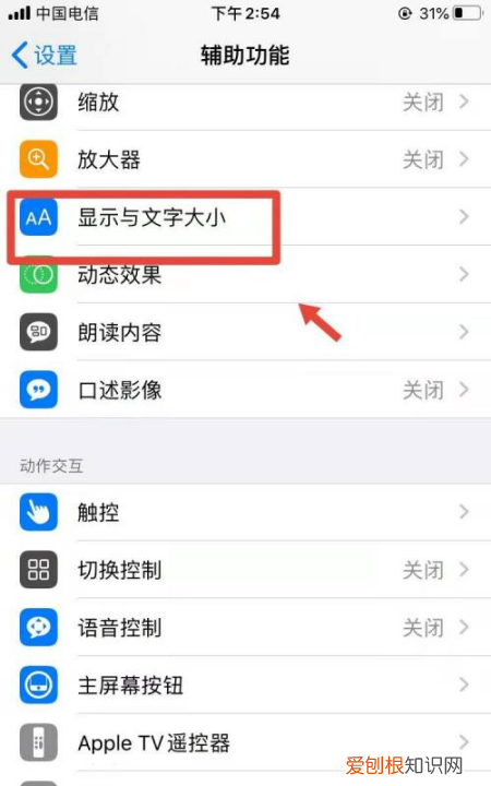 苹果手机字体大小要咋进行设置