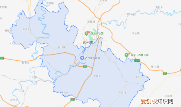 达州是哪个省的城市，达县属于哪个省哪个市