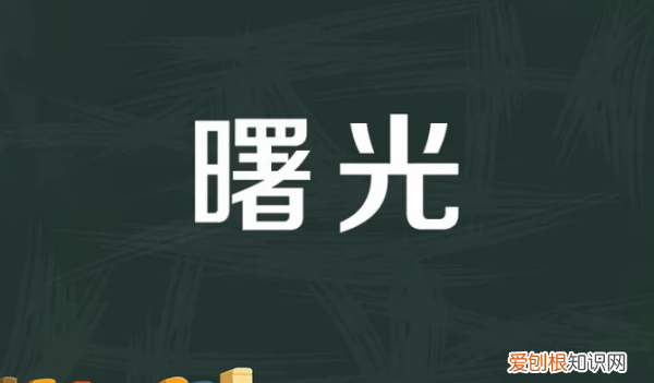 曙的意思,曙光的意思