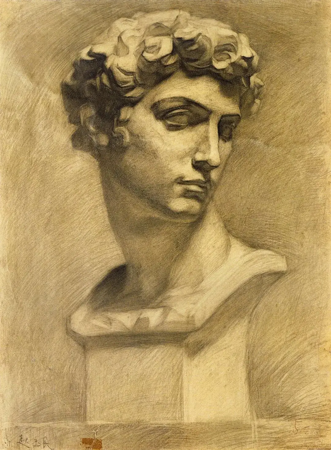 石膏像素描人物及名字