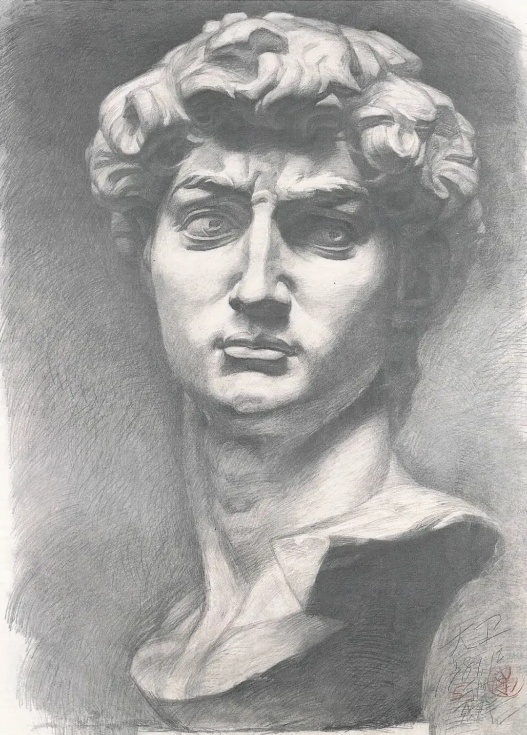 石膏像素描人物及名字