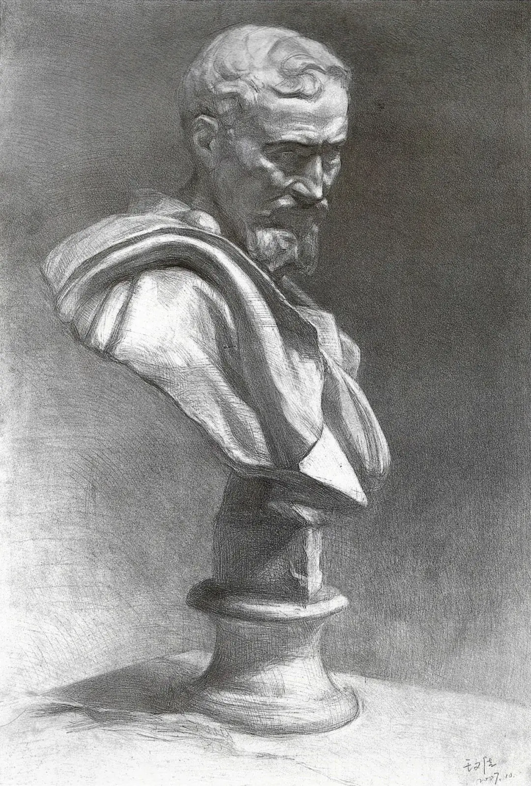 石膏像素描人物及名字