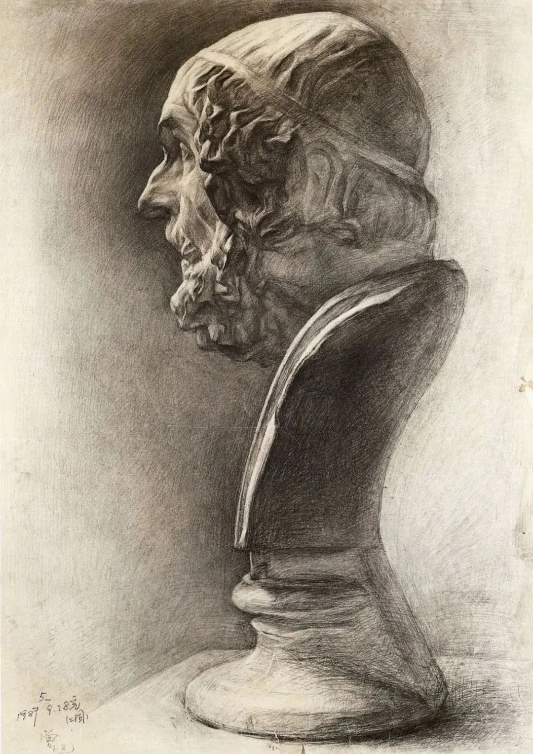 石膏像素描人物及名字