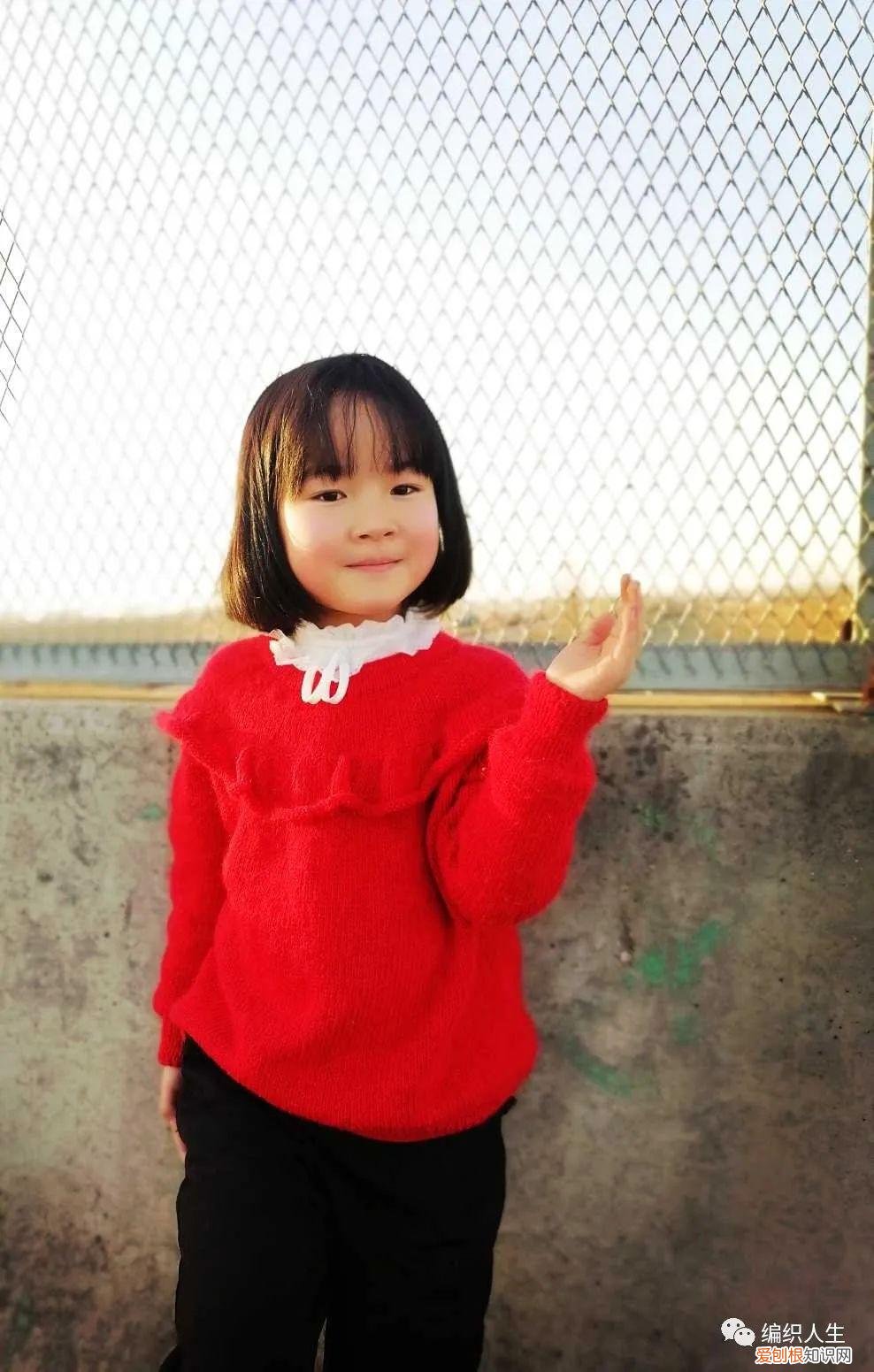 编织女孩毛衣新款花样
