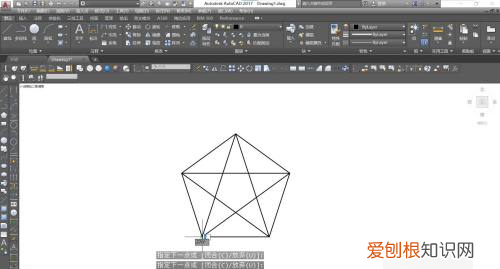 cad五角星怎么画,CAD怎么快速的绘制五角星