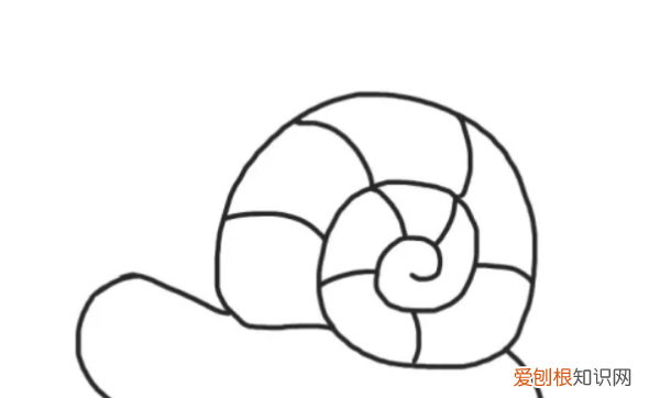画蜗牛最简单的画法,蜗牛怎么画简单又好看
