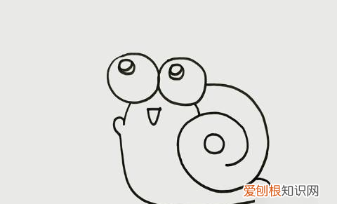 画蜗牛最简单的画法,蜗牛怎么画简单又好看