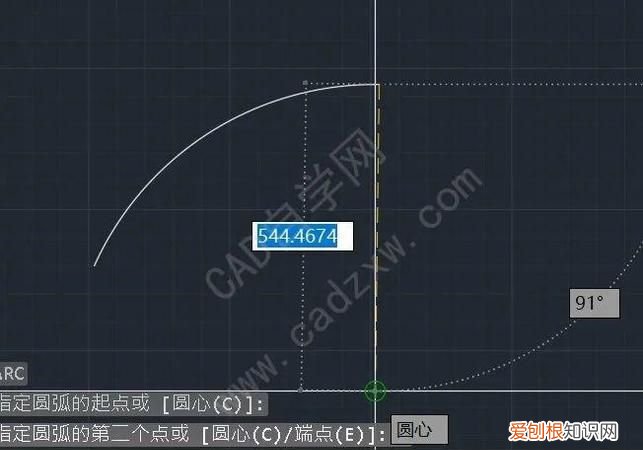 cad圆弧方向怎么反过来，cad圆弧ctrl怎么改变方向