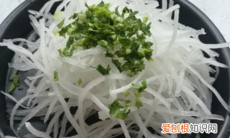 凉拌白萝卜的做法，怎样凉拌萝卜丝好吃又脆窍门