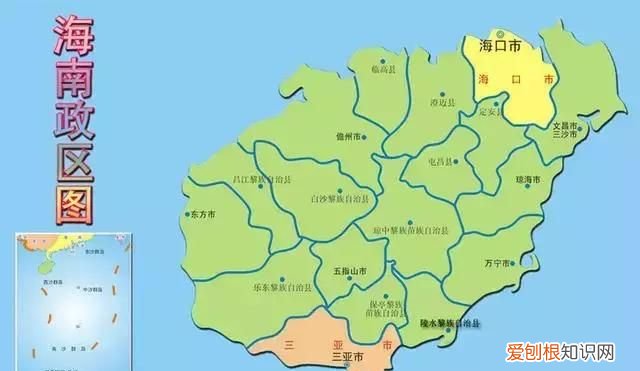 海南各市县面积和人口