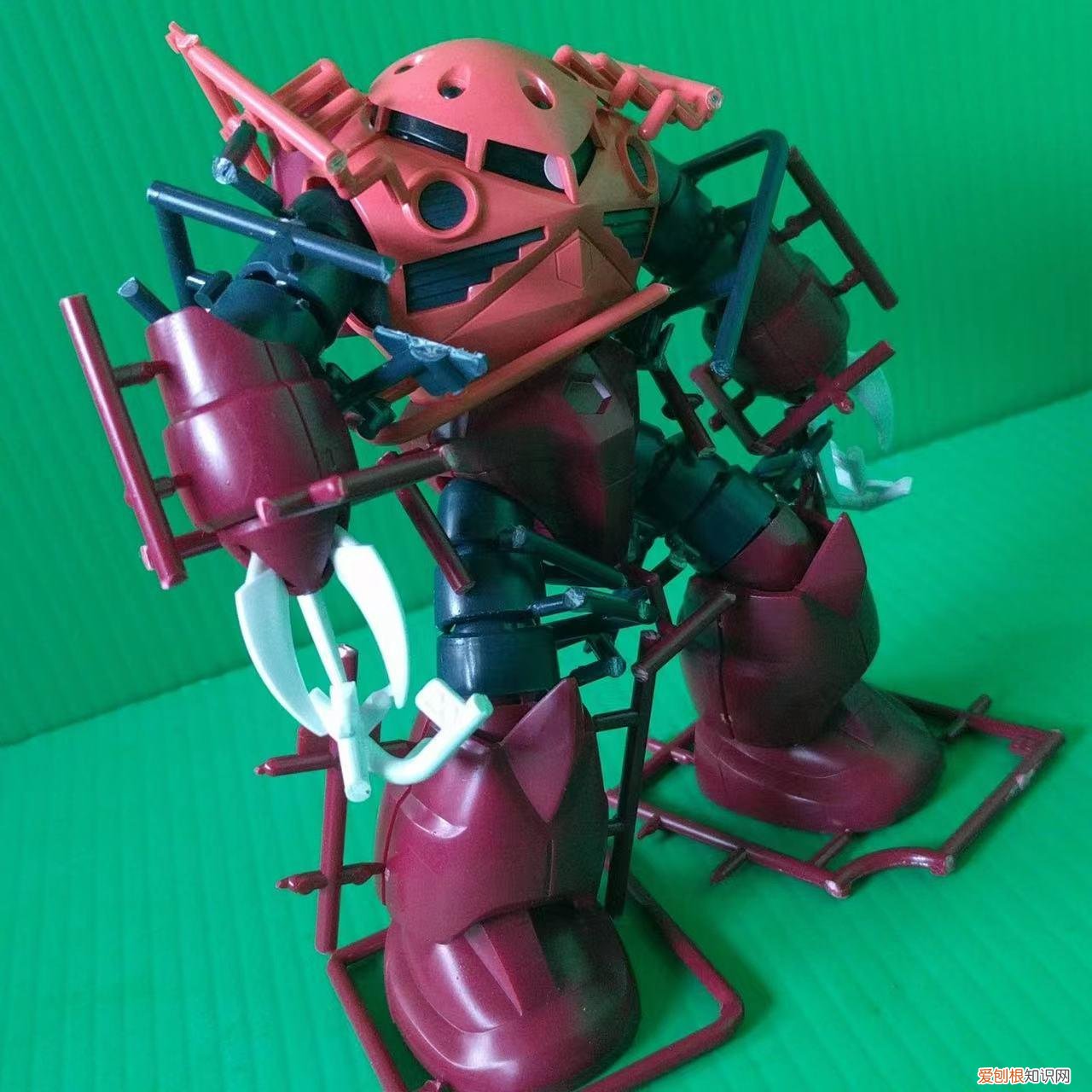 懒人拼高达模型方法