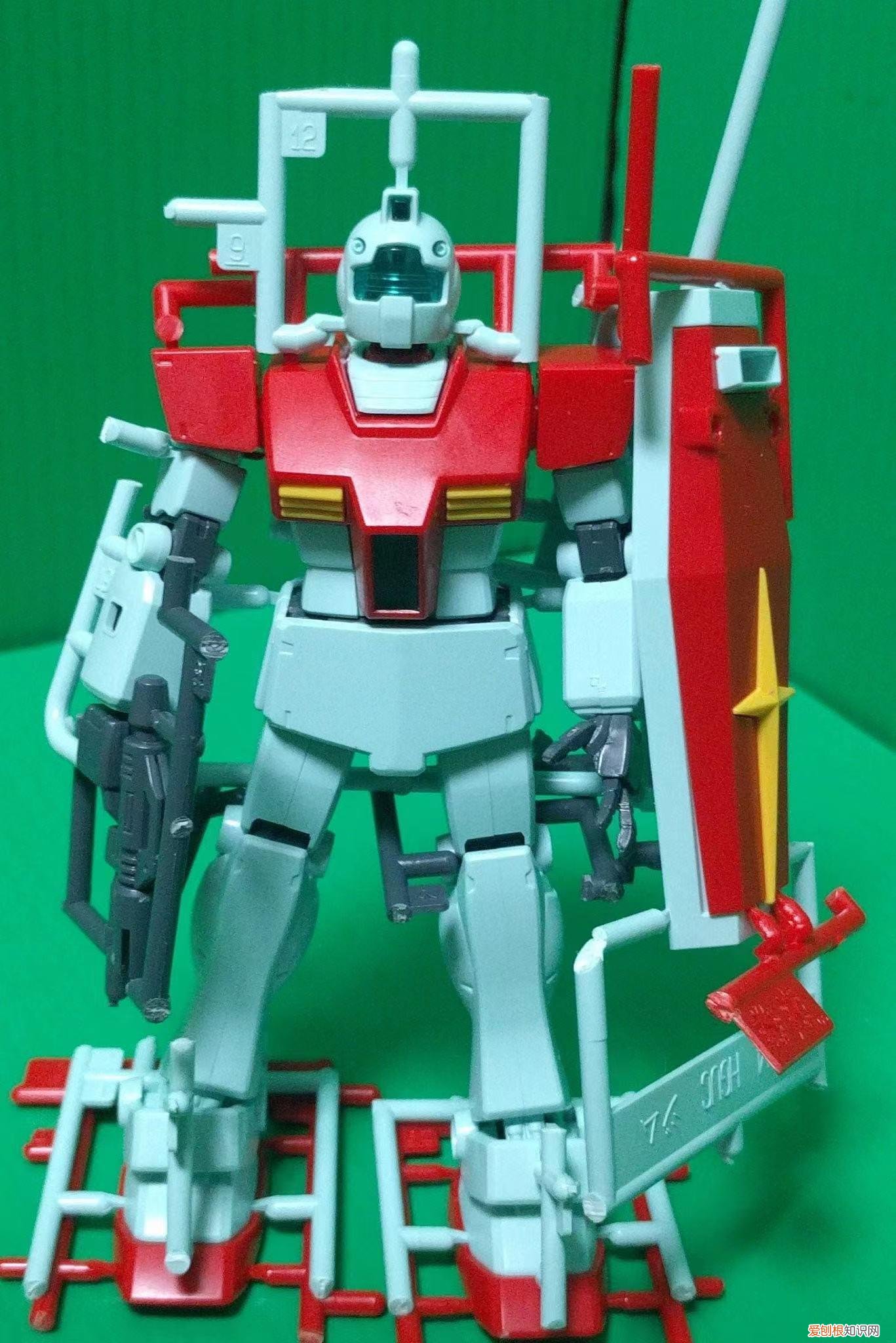 懒人拼高达模型方法