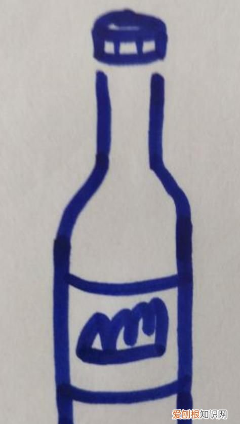 山怎么画简单好看，酒简笔画简单又好看