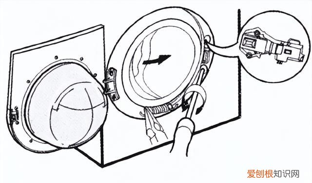 滚筒洗衣机的结构组成及拆装方法