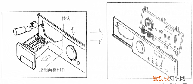 滚筒洗衣机的结构组成及拆装方法