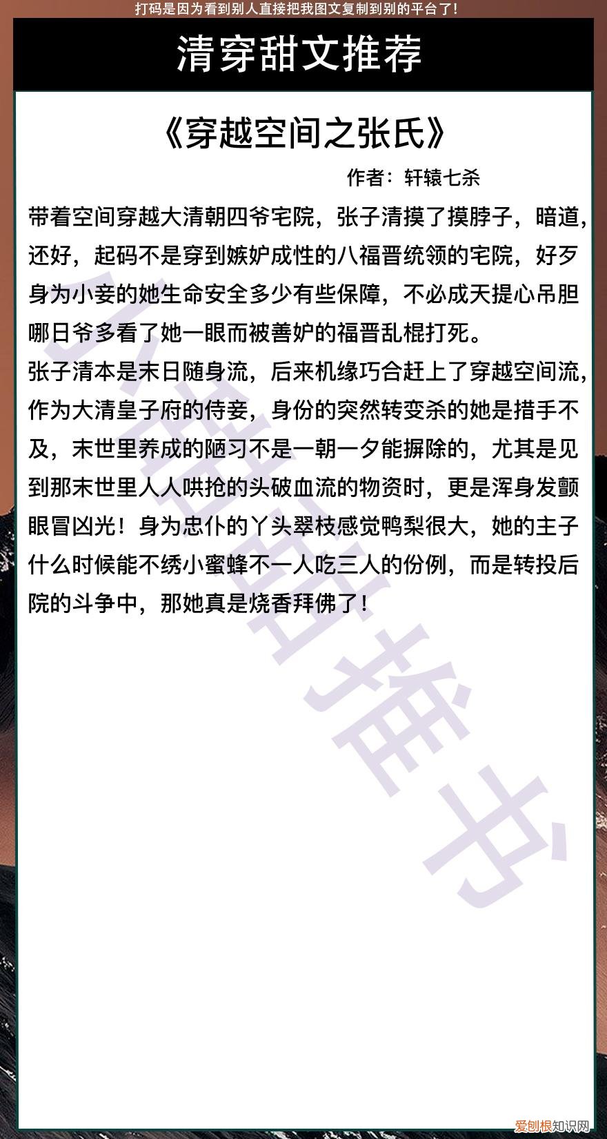甜宠文《完美四福晋》