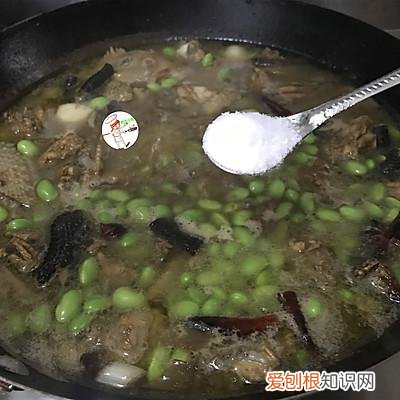 毛豆烧鸡