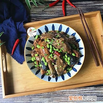 毛豆烧鸡