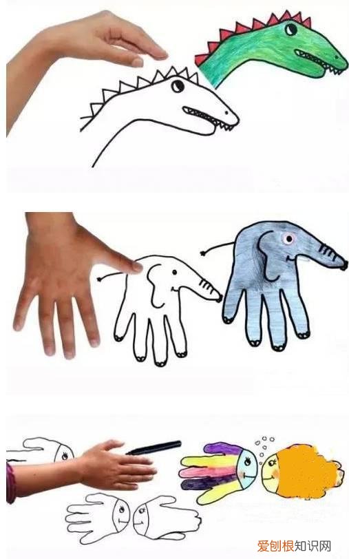 四女手指画什么意思