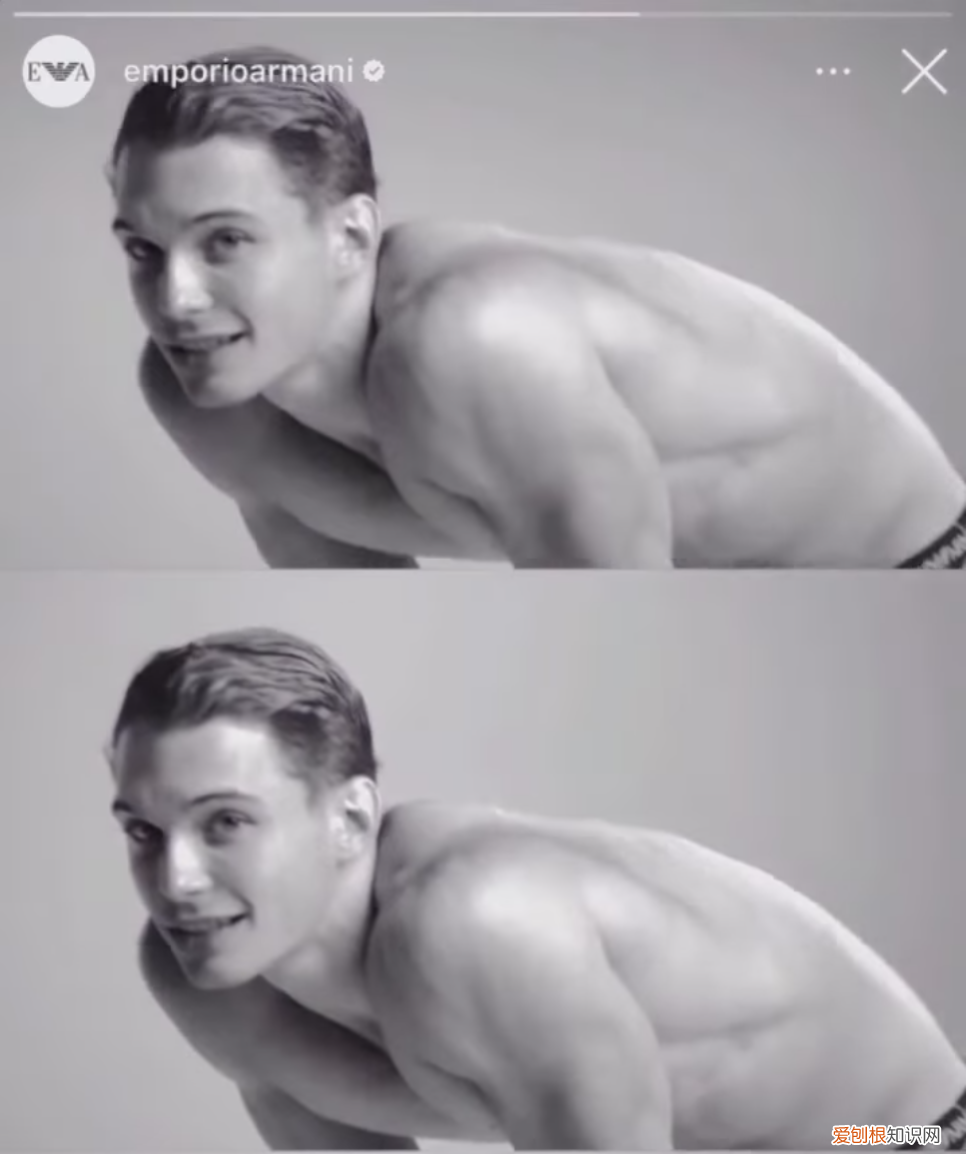 雅各布·约克斯特出镜 EMPORIO ARMANI 内裤广告