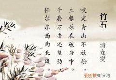 破岩什么意思，咬定青山不放松 立根原在破岩中原的意思