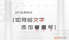 ipad的wps如何加着重号 wps怎么给文字添加着重号