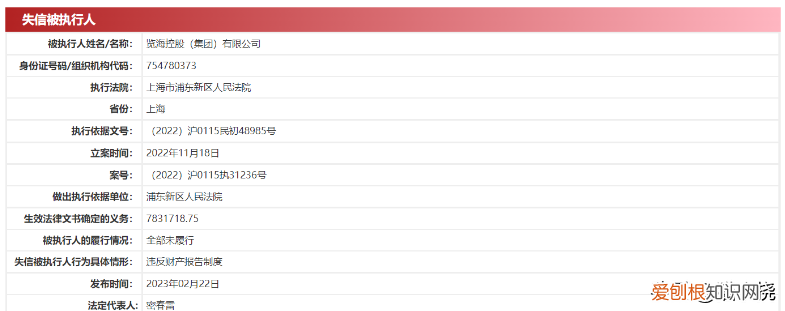 密春雷有消息了!终成“老赖”!