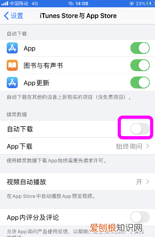 苹果手机怎样才能关闭App自动更新