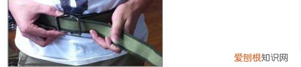 双环扣腰带怎么系，双环扣帆布腰带怎么系图解