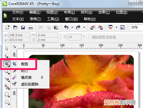 cdr中要怎么裁剪，cdr里怎么裁剪一个圆形图案