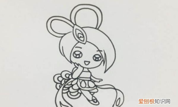 叶罗丽希娜仙子怎么画