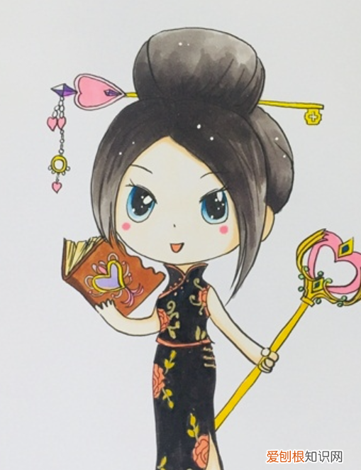 叶罗丽希娜仙子怎么画