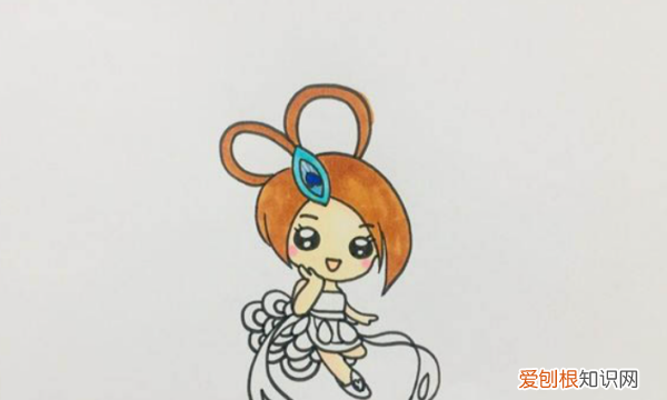 叶罗丽希娜仙子怎么画