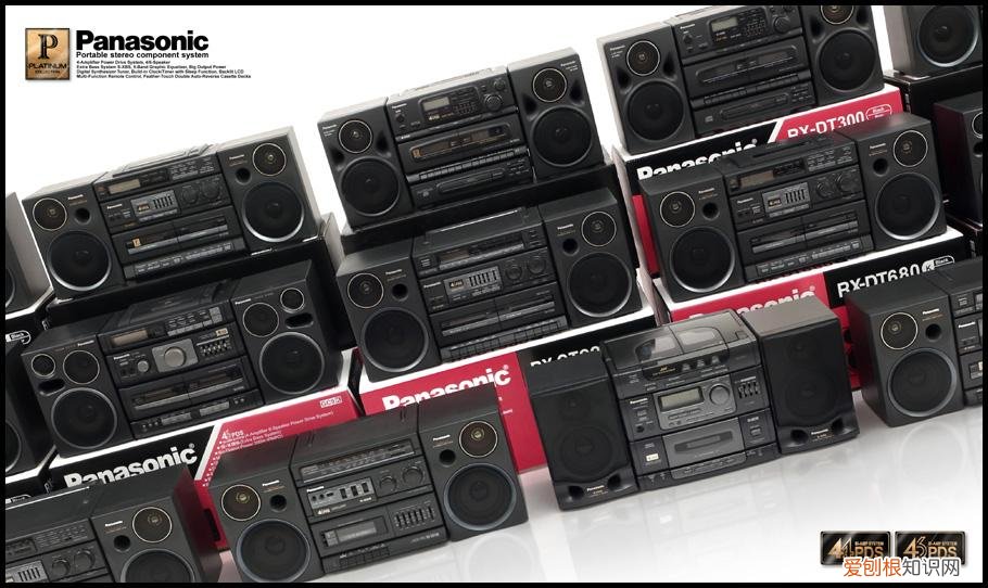 80年代松下立体声音响 4波段广播接收器 录音机 CD机