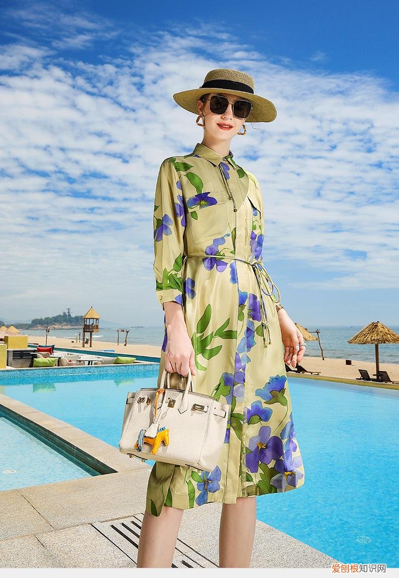 中年女人必买的真丝连衣裙