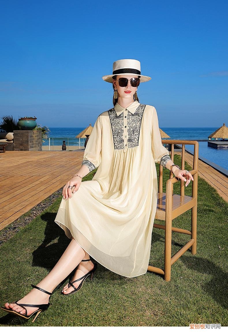 中年女人必买的真丝连衣裙