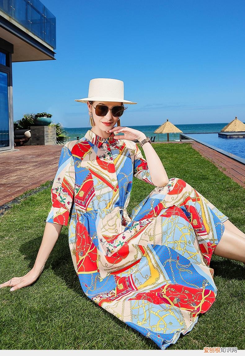 中年女人必买的真丝连衣裙