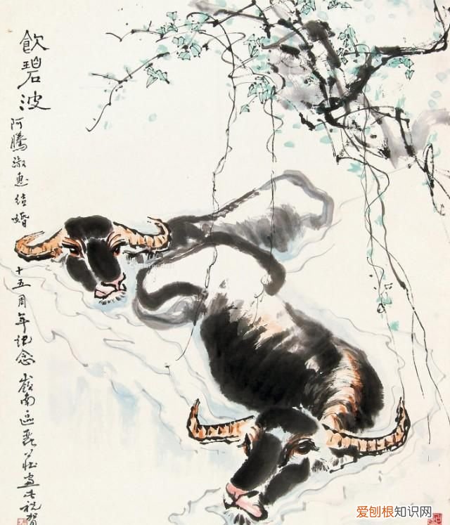 他笔下的孔雀千姿百态