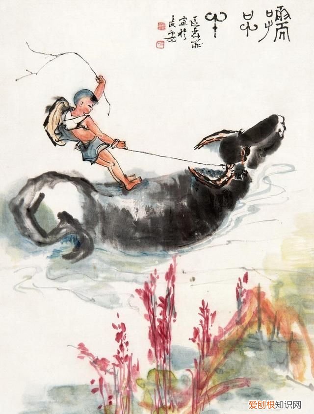 他笔下的孔雀千姿百态