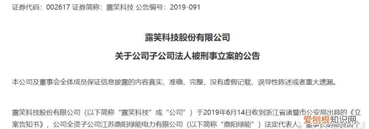 露笑科技是做什么的,露笑科技为什么停牌