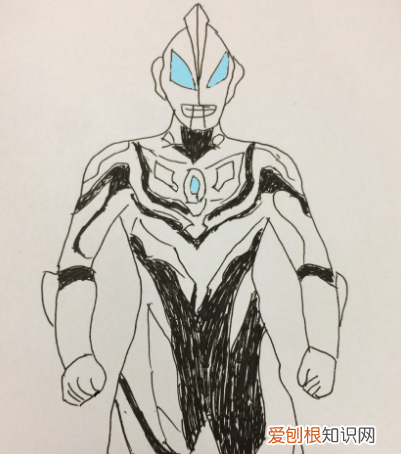 赛罗奥特曼怎么画,怎么画赛罗奥特曼