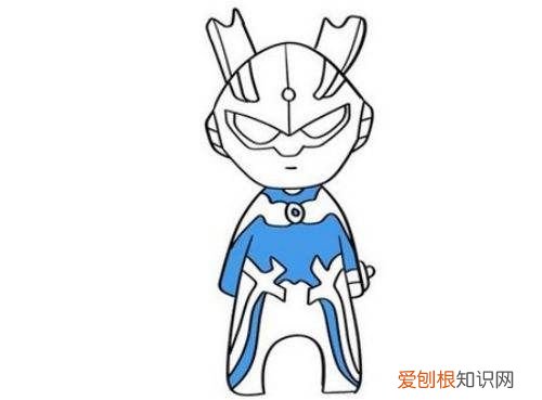 赛罗奥特曼怎么画,怎么画赛罗奥特曼