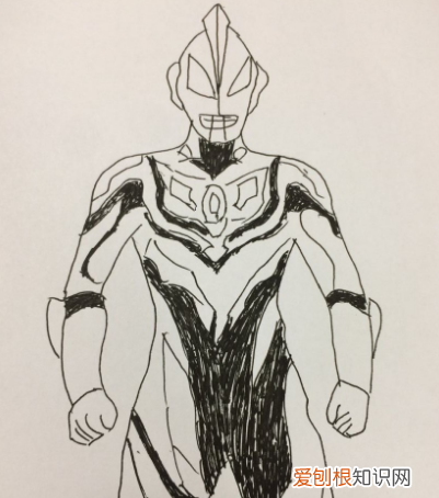 赛罗奥特曼怎么画,怎么画赛罗奥特曼