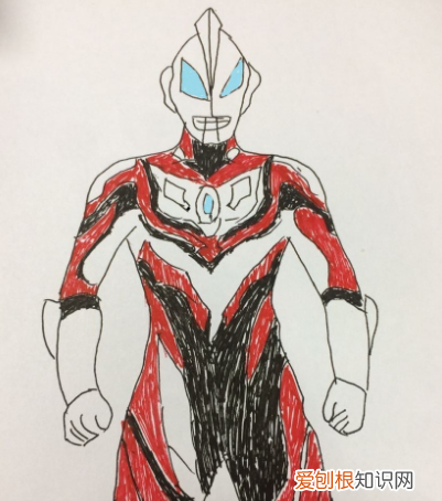 赛罗奥特曼怎么画,怎么画赛罗奥特曼