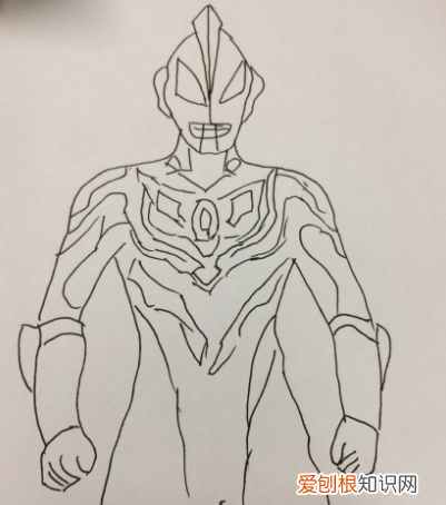 赛罗奥特曼怎么画,怎么画赛罗奥特曼